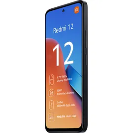 Xiaomi Redmi 12 4 GB RAM 128 GB midnight black