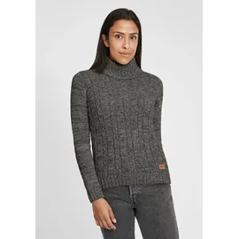 Oxmo Rollkragenpullover Schwarz L