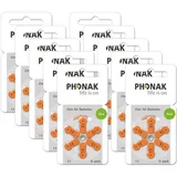 Phonak Hörgerätebatterien - P13 orange PR48 - (60er Pack / 10x 6er Blister)