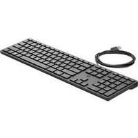 Desktop-Tastatur, schwarz, DE (9SR37AA#ABD)