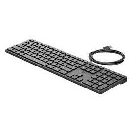 HP 320K Desktop-Tastatur, schwarz, DE (9SR37AA#ABD)