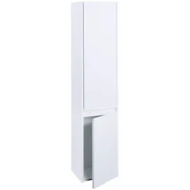 MCW L86 Hochschrank 160 x 33 x 28 cm Weiß hochglänzend