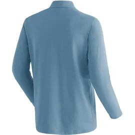 Maier Sports Long Pique Polo M Herren Poloshirt, pflegeleichtes Langarmshirt, Sportlicher Schnitt