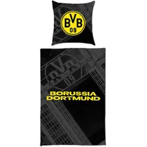Dortmund Borussia Dortmund Bettwäsche 2023 schwarz Unisex 80