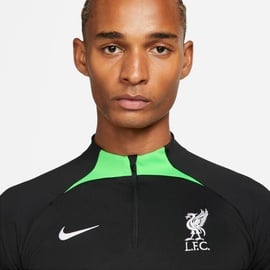 Nike FC Liverpool Strike Dri-FIT Fußball Trainingsshirt Herren 014 - black/poison green/white XXL