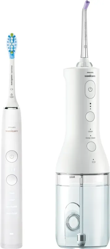 Preisvergleich Produktbild Philips Sonicare DiamondClean 9000 HX3886/41 + Power Flosser