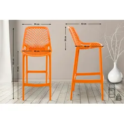 CLP Outdoor Barhocker Air orange