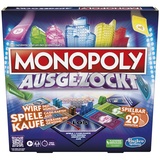 Hasbro Monopoly Ausgezockt Brettspiel, schnelles Monopoly Familien-Spiel für 2–4 Spieler, Spieldauer ca. 20 Min.