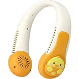 Tragbarer, Per Usb Aufladbarer Nackenventilator Mit Eingebautem Akku – Leise Und Verdrehsicher, Ideal Für Kinder Und Erwachsene, Perfekt Für Outdoor-sportarten