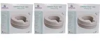 Réhausse de siège toilette Soft Herdegen - Siège souple et antidérapant avec surélévation 11 cm 3x1 pc(s)
