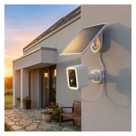 ideoon WLAN Solar Überwachungskamera 3MP Weiß
