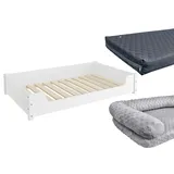 Erst-Holz Hundesofa XXL 120 x 70 cm weiß