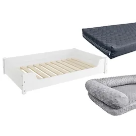 Erst-Holz Hundesofa XXL 120 x 70 cm weiß