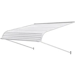 VEVOR Fenstermarkise Türvordach Sonnenschutz Überdachung Alu 121,9x106,6x51cm