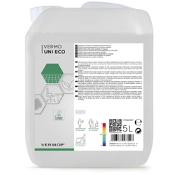 Vermop Vermo Uni Eco Universalreiniger, geruchsneutral, Nachhaltiger Oberflächenreiniger für qualitativ hochwertige Reinigungsergebnisse, 5 Liter - Kanister