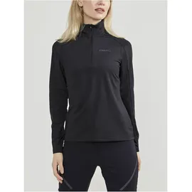 Craft Core Gain Midlayer 1/2-Zip Langarmshirt Damen 999000 black XXL