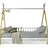 58 aufm Kessel Karyn 6 Kinderbett 206x96x185 Weiß/natur