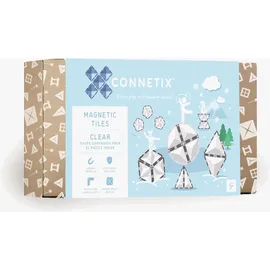 Connetix Magnetische Fliesen Klar Form-Erweiterungspaket, 24 Teile