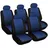 Woltu Sitzbezüge Auto Einzelsitzbezug universal Größe, 5er Set, schwarz/blau