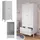 VitaliSpa Kinderkleiderschrank Ajaton 83,3 x 187 cm Spanplatte weiß