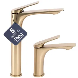 REA Avalon Waschbeckenarmatur Brush Gold