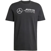 adidas Herren Mercedes - AMG Petronas Formula ONE Team DNA Graphic Tee Men, Black/White, XS