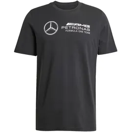 adidas Herren Mercedes - AMG Petronas Formula ONE Team DNA Graphic Tee Men, Black/White, XS
