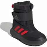 Adidas Winterplay Kids Stiefel Core Black / Solar Red / Iron Metallic 34