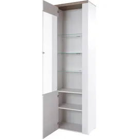 OTTO home Vitrine Larona 65 x 37 x 205,6 cm Weiß