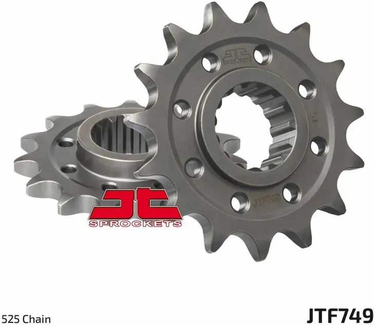 JT SPROCKETS Standaard staalpenion 749 - 525