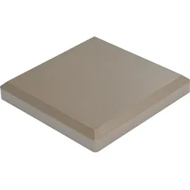 GROJA Fertigzaun-Pfostenkappe 7 x 7 cm Bi-Color Sand