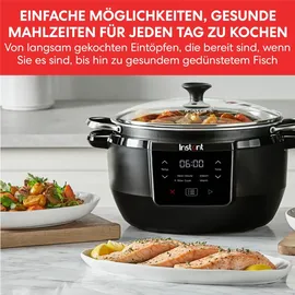 instantpot Instant Pot Superior Slow Cooker Schongarer 7.1L 800W, Schwarz