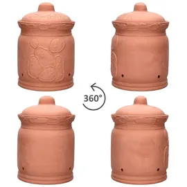 Mambocat Vorratsglas Terra Kartoffeltopf mit Deckel Ø 19,3 cm 1-tlg. Braun