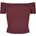 Off Shoulder Rib Tee Rot XL