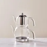 KARACA Panora Glas Maxi Teekanne Set mit Induktionsboden
