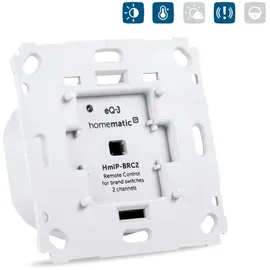 eQ-3 Homematic IP Wandtaster für Markenschalter, 2-fach,