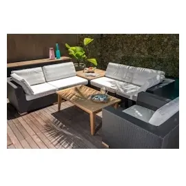 Garland Lounge Beistelltisch Havanna Teak Holz Gartentisch Kaffeetisch