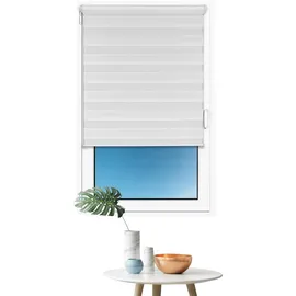 Kutti Doppelrollo Sola 45 x 160 cm weiß