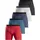 AUTHENTIC LE JOGGER Langer Boxer in rot / grau-blau / grau-meliert / navy, schwarz), | Gr.: L