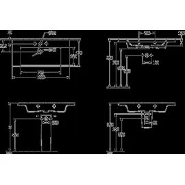 Villeroy & Boch Subway 3.0 Schrankwaschtisch 100 x 47 cm 4A70A301