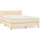 vidaXL Boxspringbett 140 x 200 cm Weiß