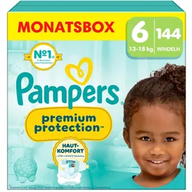 Pampers Premium Protection Gr.6 (13+ kg) für Kids und Teens (4-12 Jahre), 144 St.