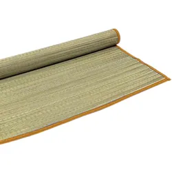 4er Set XL Strandmatte Bastmatte 180x60cm Orange