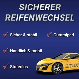 BITUXX Rangierwagenheber Stahl 2T blau