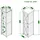 HABAU Gartenschrank Ben 45 x 160 x 45 cm Grau