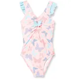Playshoes UV-Schutz Badeanzug Mädchen Schwimmanzug Badebekleidung, Schmetterlinge, 74/80
