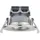 Trio Zagros 1x5W rund Silber matt