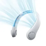 JISULIFE FA14 Tragbarer Halsventilator Grau