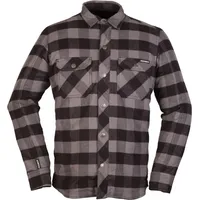 Modeka Nooner Hemdjacke Grau/Schwarz 5XL