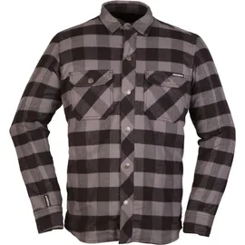 Modeka Nooner Hemdjacke Grau/Schwarz 5XL